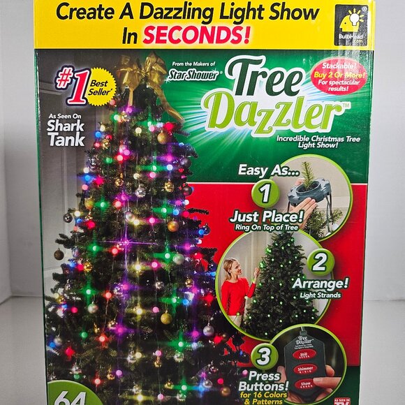 As Seen On Shark Tank Tree Dazzler Incredible Christmas Tree Light Show - Picture 1 of 15